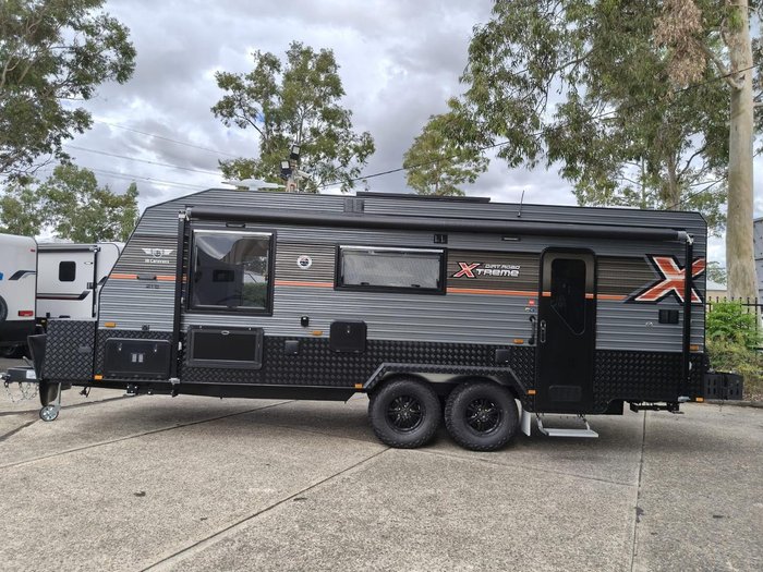 2026 JB Caravans Dirt Road Xtreme 21'6 Rear Door Club Lounge
