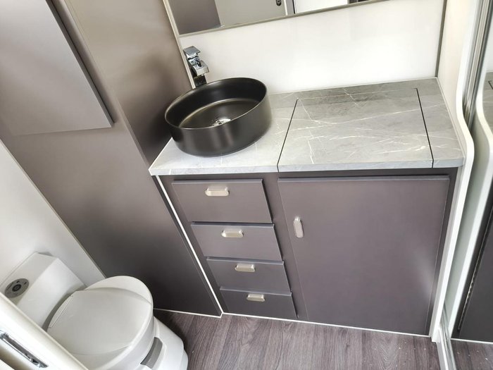 2026 JB Caravans Dirt Road Xtreme 21'6 Rear Door Club Lounge