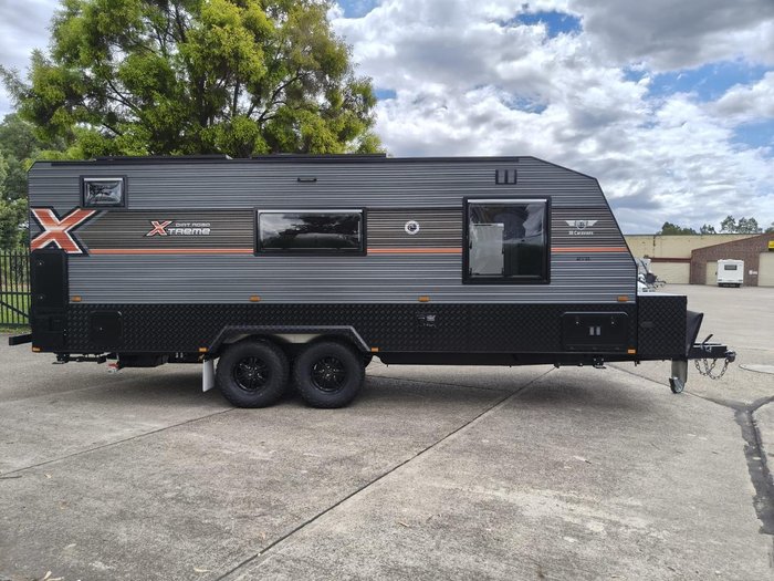 2026 JB Caravans Dirt Road Xtreme 21'6 Rear Door Club Lounge