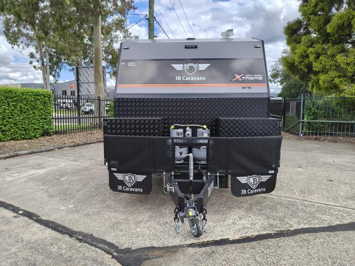 2026 JB Caravans Dirt Road Xtreme 21'6 Rear Door Club Lounge