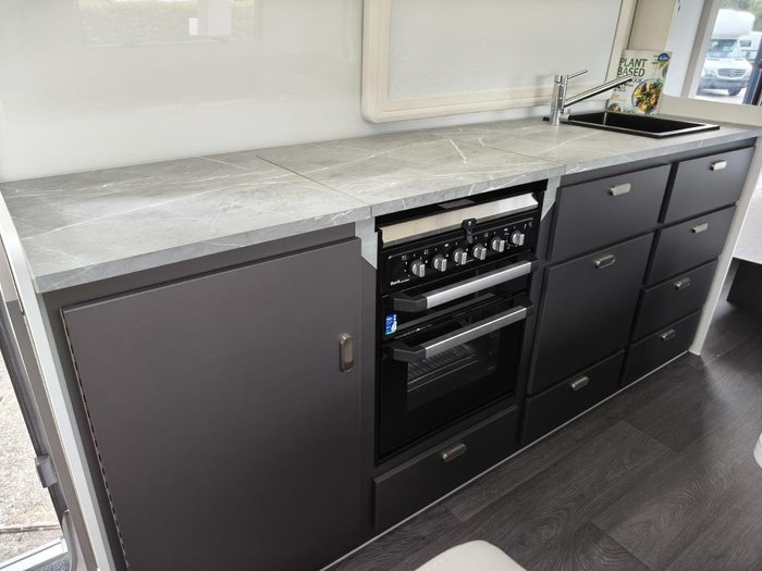 2026 JB Caravans Dirt Road Xtreme 21'6 Rear Door Club Lounge