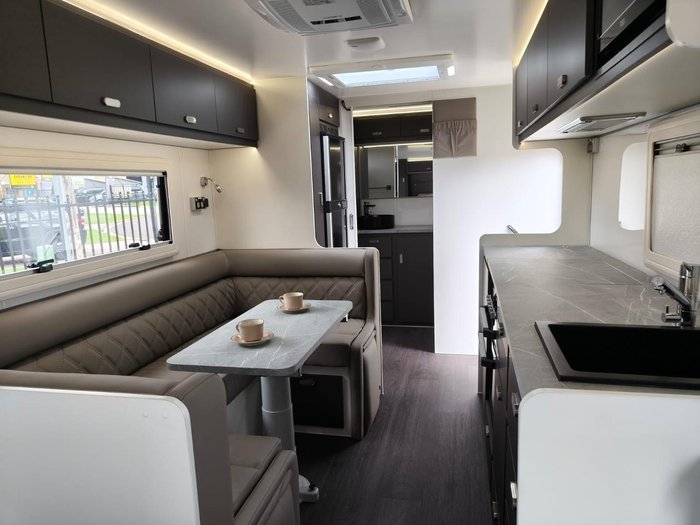 2026 JB Caravans Dirt Road Xtreme 21'6 Rear Door Club Lounge