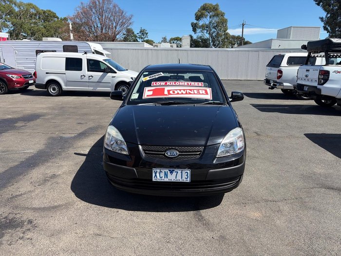 2009 Kia Rio LX JB MY09 Midnight Black