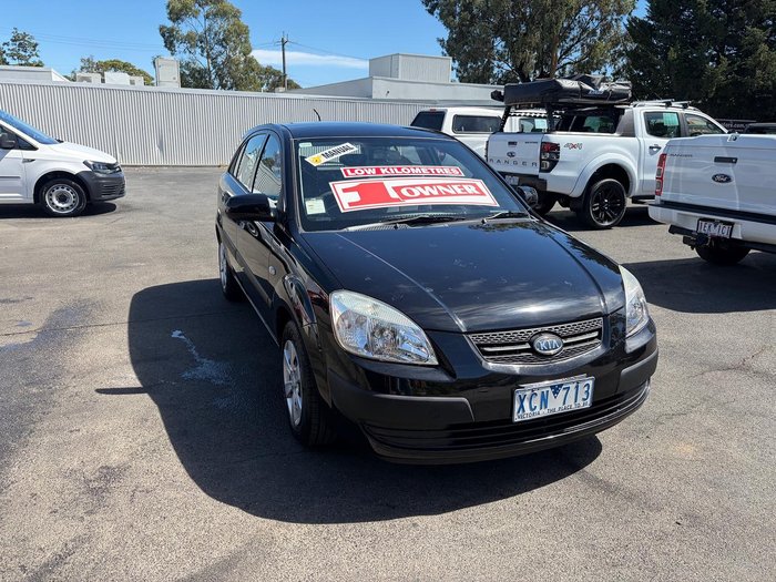 2009 Kia Rio LX JB MY09 Midnight Black