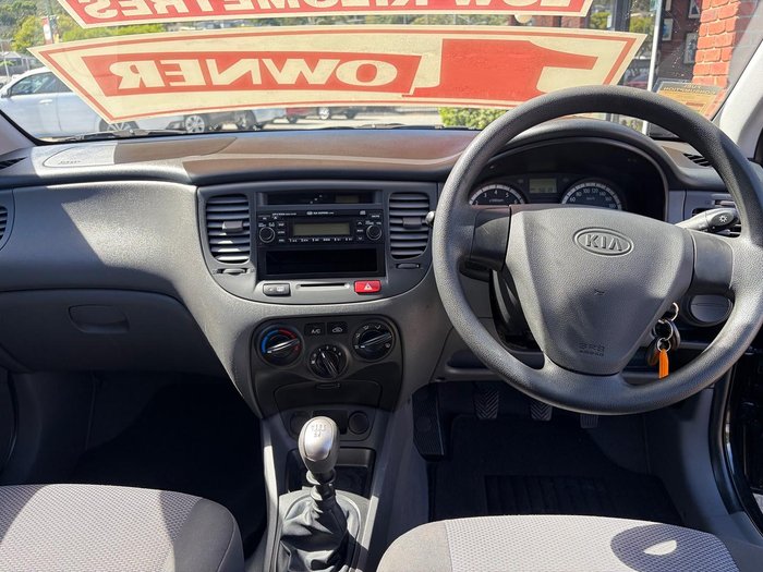 2009 Kia Rio LX JB MY09 Midnight Black