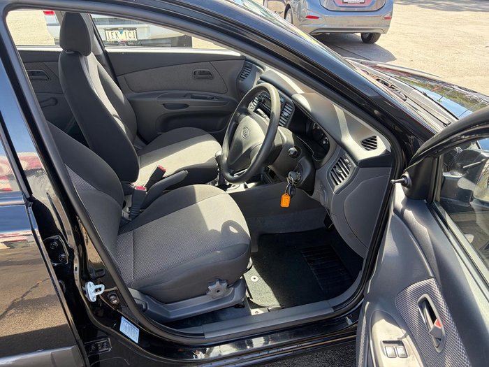 2009 Kia Rio LX JB MY09 Midnight Black