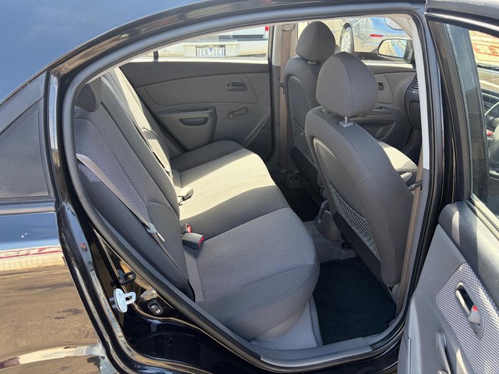 2009 Kia Rio LX JB MY09 Midnight Black