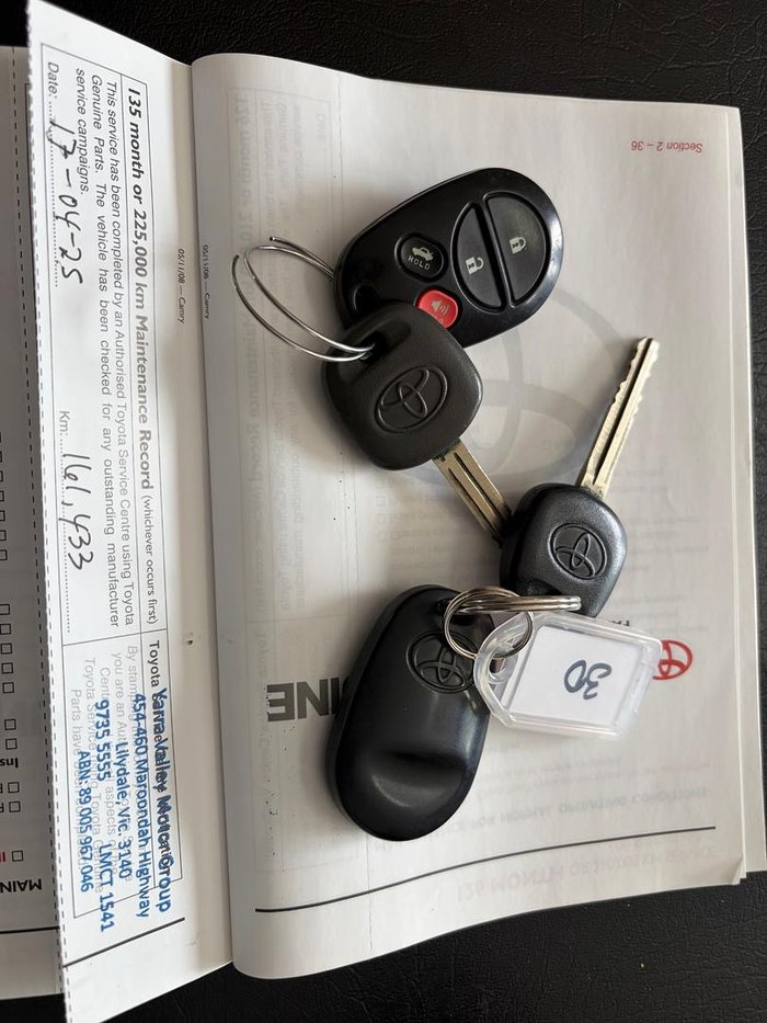 2010 Toyota Camry Touring ACV40R MY10 Liquid Metal