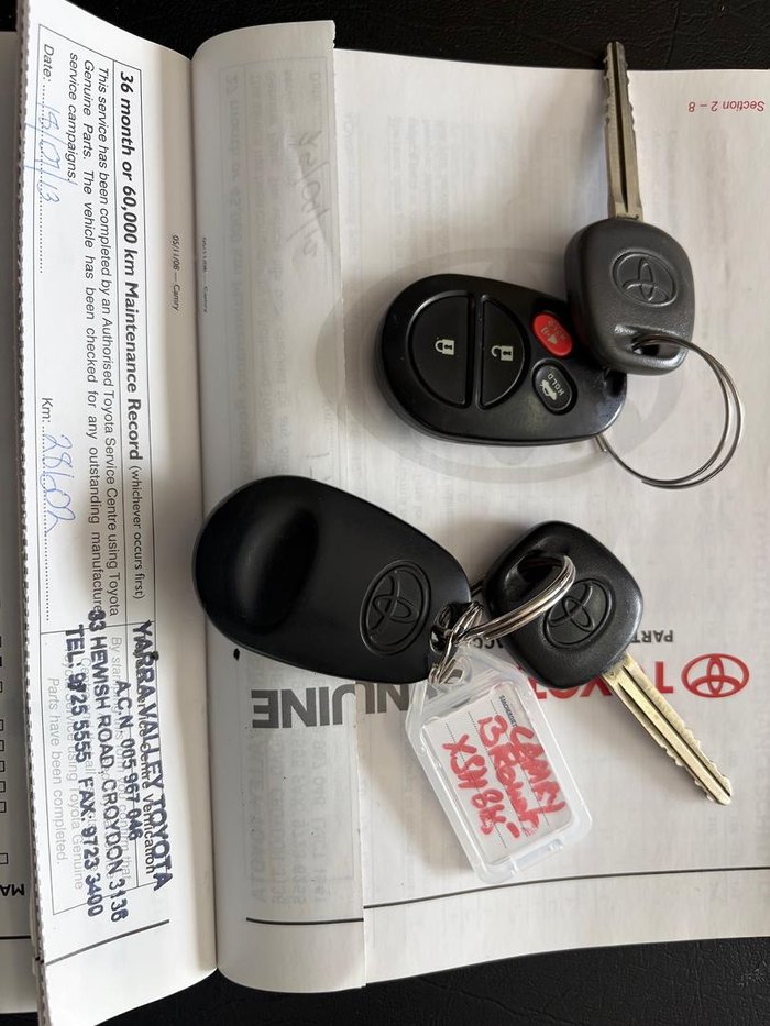 2010 Toyota Camry Touring ACV40R MY10 Liquid Metal