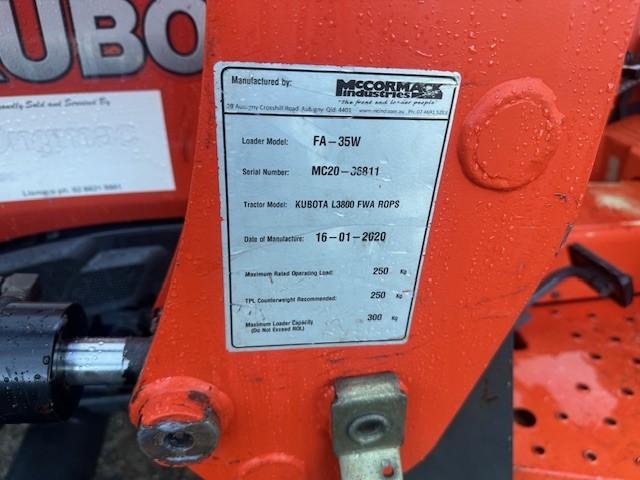2020 Kubota L3800hd