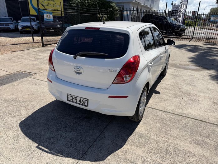 2012 HYUNDAI i20 ACTIVE PB MY12 White
