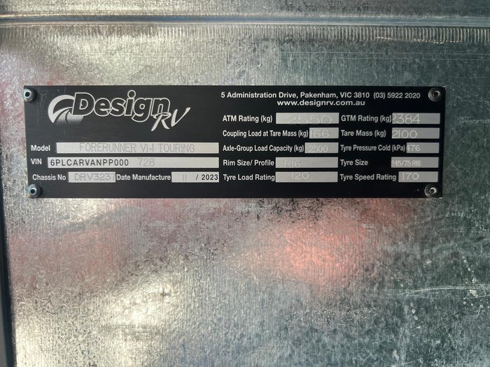 2023 Design RV Forerunner Van 1-1, 18'8''