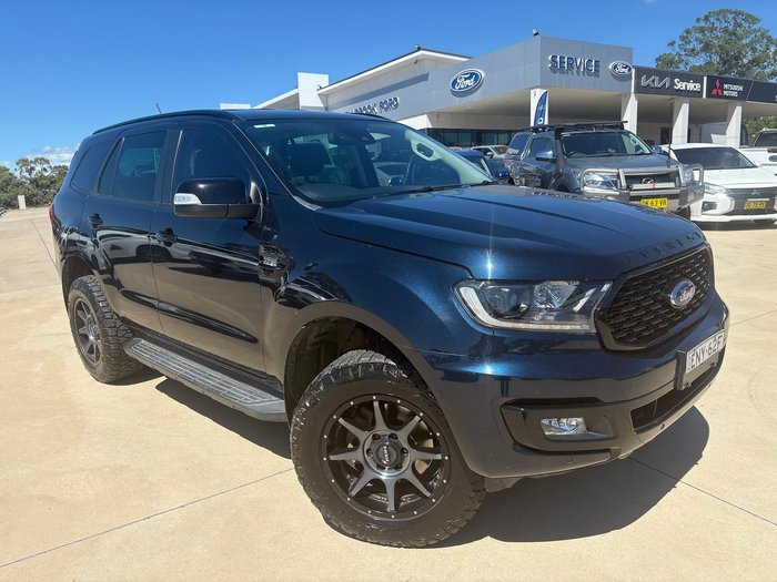 2021 Ford Everest Sport UA II MY21.25 4X4 Dual Range Deep Crystal Blue