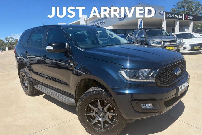 2021 Ford Everest Sport UA II MY21.25 4X4 Dual Range Deep Crystal Blue