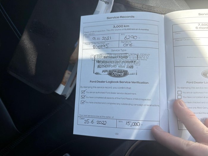 2021 Ford Everest Sport UA II MY21.25 4X4 Dual Range Deep Crystal Blue