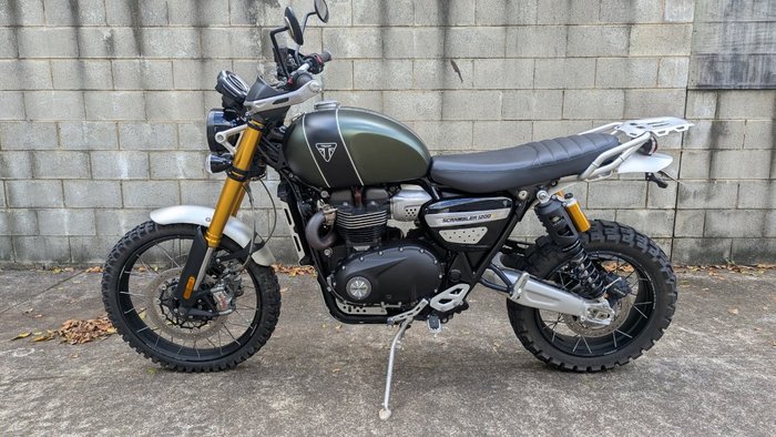 2022 Triumph SCRAMBLER 1200 XE Green
