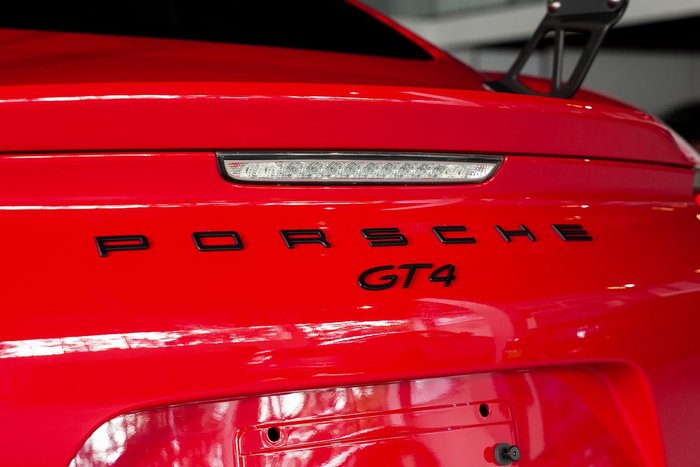 2016 Porsche Cayman GT4 981 MY16 Guards Red
