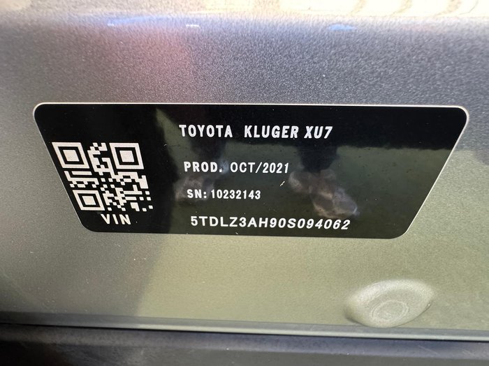 2021 Toyota Kluger GX