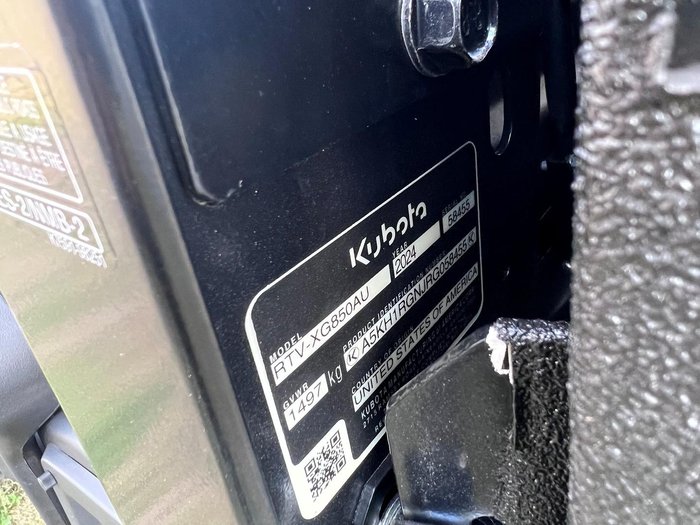 2024 Kubota Rtv-Xg850wd