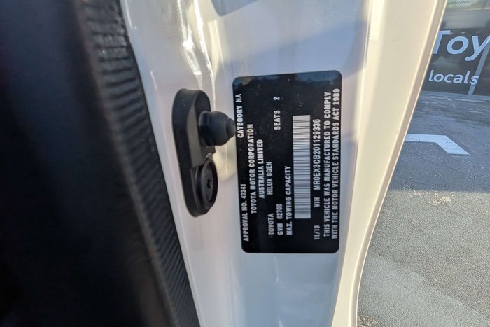 2019 Toyota Hilux Workmate