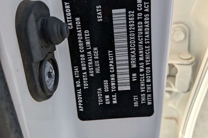 2021 Toyota Hilux SR