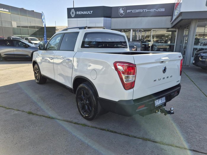2026 KGM Musso Ultimate Q261 MY26 4X4 Dual Range Grand White