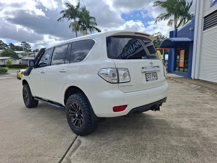 2018 Nissan Patrol Ti Y62 Series 4 4X4 Dual Range Ivory Pearl