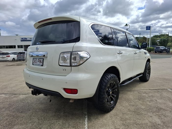 2018 Nissan Patrol Ti Y62 Series 4 4X4 Dual Range Ivory Pearl