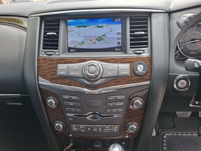 2018 Nissan Patrol Ti Y62 Series 4 4X4 Dual Range Ivory Pearl