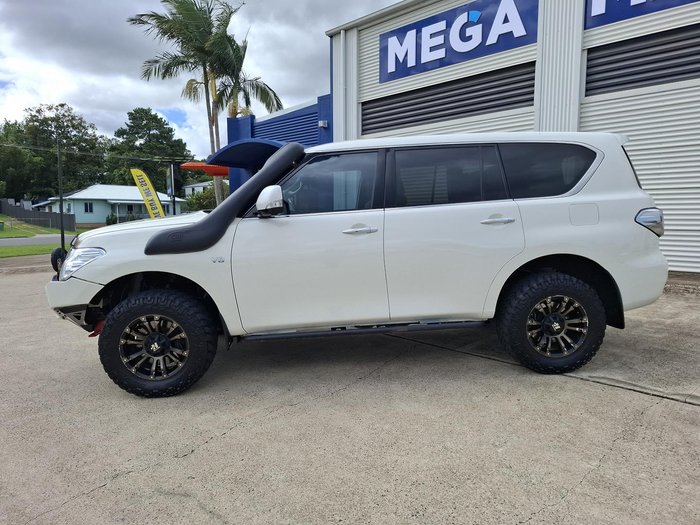 2018 Nissan Patrol Ti Y62 Series 4 4X4 Dual Range Ivory Pearl
