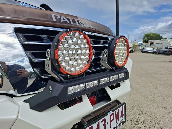 2018 Nissan Patrol Ti Y62 Series 4 4X4 Dual Range Ivory Pearl