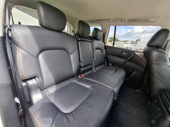 2018 Nissan Patrol Ti Y62 Series 4 4X4 Dual Range Ivory Pearl