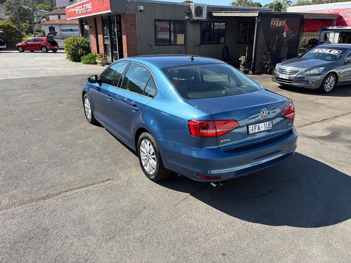 2015 Volkswagen Jetta 118TSI Comfortline 1B MY15 Blue Silk