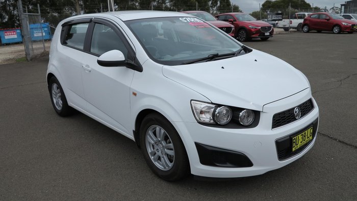 2013 Holden Barina CD TM MY13 Snowflake White
