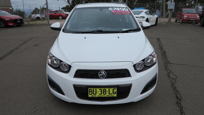 2013 Holden Barina CD TM MY13 Snowflake White