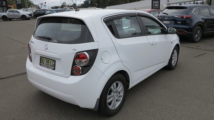 2013 Holden Barina CD TM MY13 Snowflake White