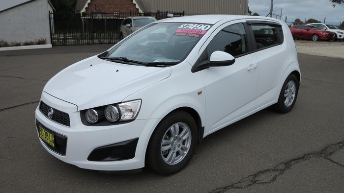2013 Holden Barina CD TM MY13 Snowflake White