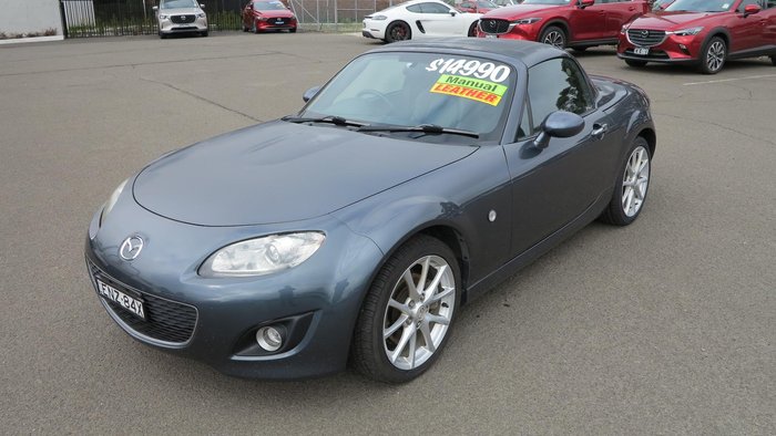 2010 Mazda MX-5 Roadster Coupe NC Series 2 MY09 Metropolitan Grey