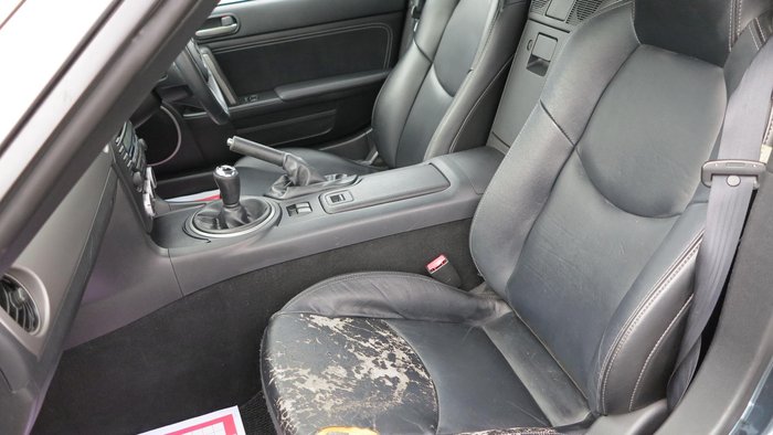 2010 Mazda MX-5 Roadster Coupe NC Series 2 MY09 Metropolitan Grey