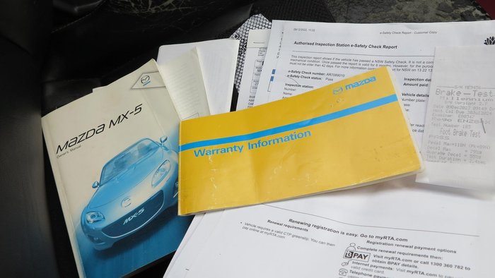 2010 Mazda MX-5 Roadster Coupe NC Series 2 MY09 Metropolitan Grey