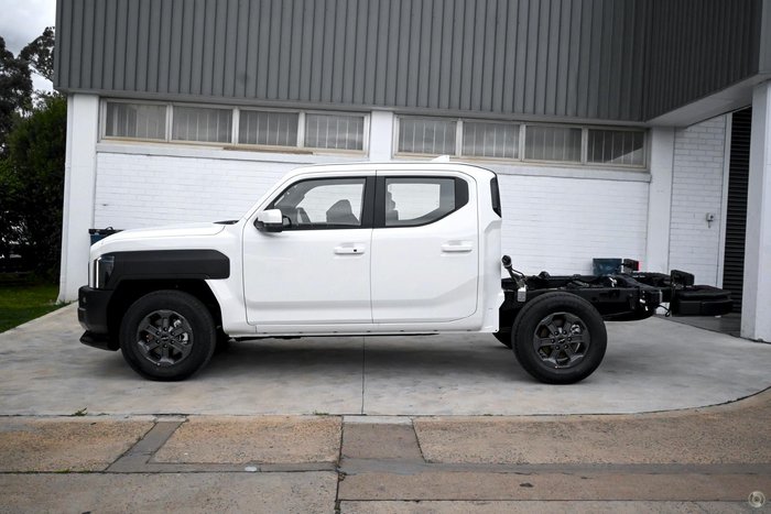 2025 Kia Tasman SX TK MY26 4X4 Dual Range Clear White