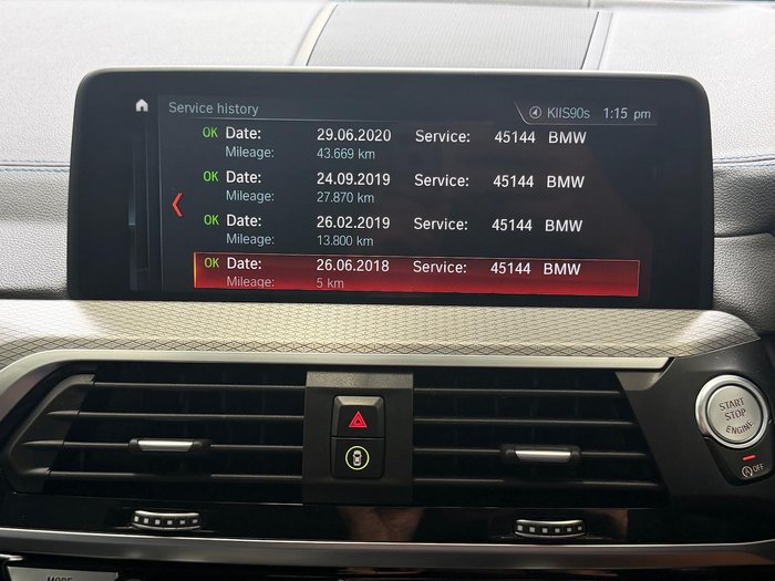 2018 BMW X3 M40i G01 4X4 Constant Alpine White