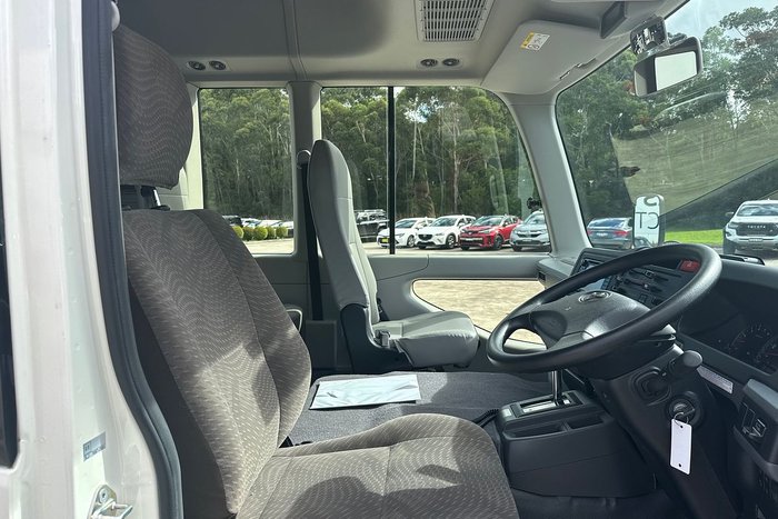 2023 Toyota Coaster GDB70R French Vanilla