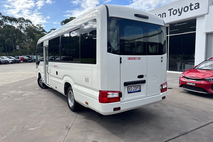 2023 Toyota Coaster GDB70R French Vanilla