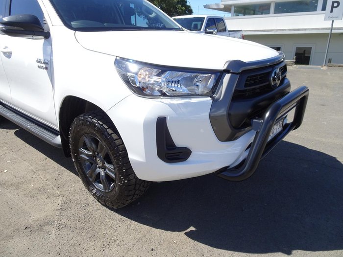 2023 Toyota Hilux SR GUN126R 4X4 Dual Range Glacier White