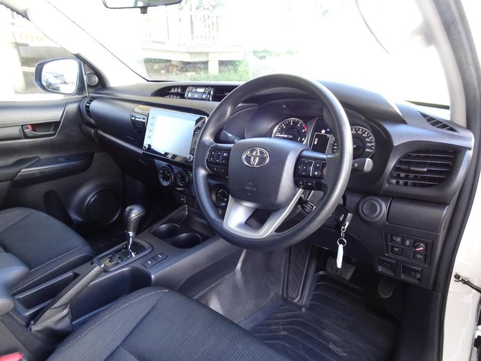 2023 Toyota Hilux SR GUN126R 4X4 Dual Range Glacier White