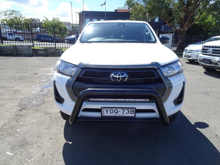 2023 Toyota Hilux SR GUN126R 4X4 Dual Range Glacier White