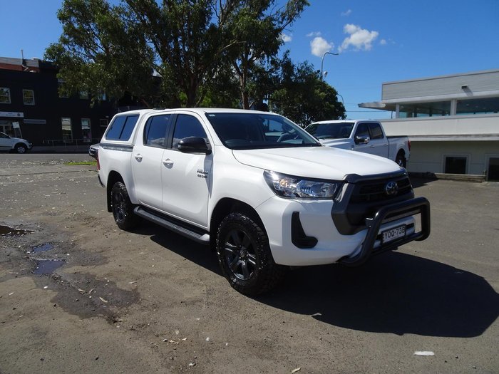 2023 Toyota Hilux SR GUN126R 4X4 Dual Range Glacier White