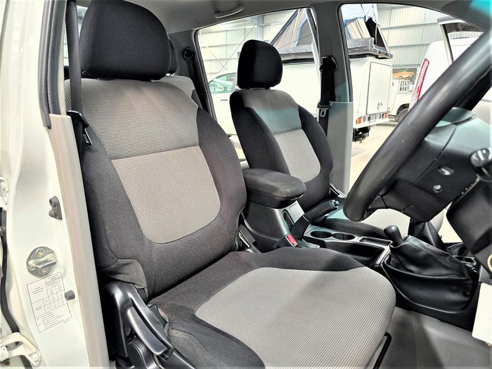 2012 Mitsubishi Triton GLX MN MY12 4X4 Dual Range White