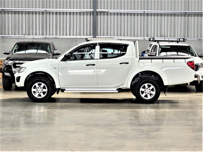 2012 Mitsubishi Triton GLX MN MY12 4X4 Dual Range White